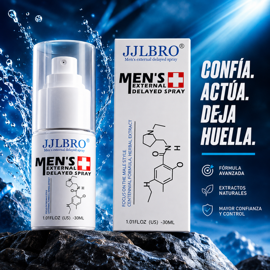 JJLBRO Spray: 🔥MÁS CONTROL+CONFIANZA+PLACER 🔥
